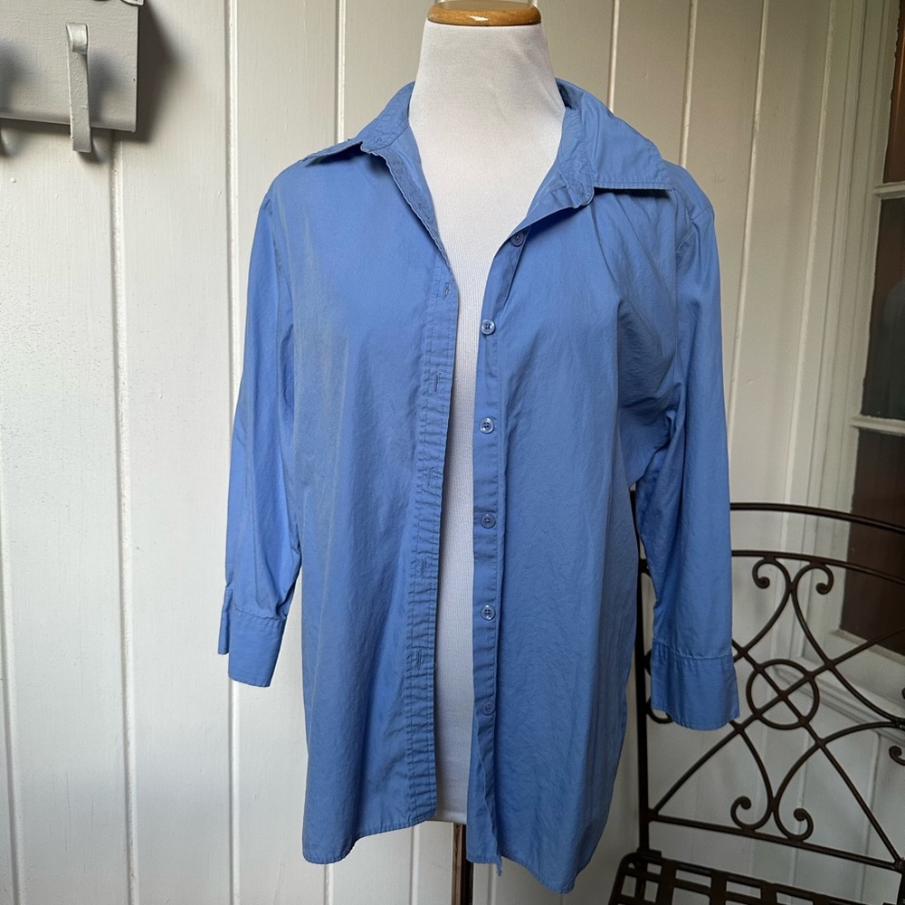 Charter Club Blue Button Down Shirt